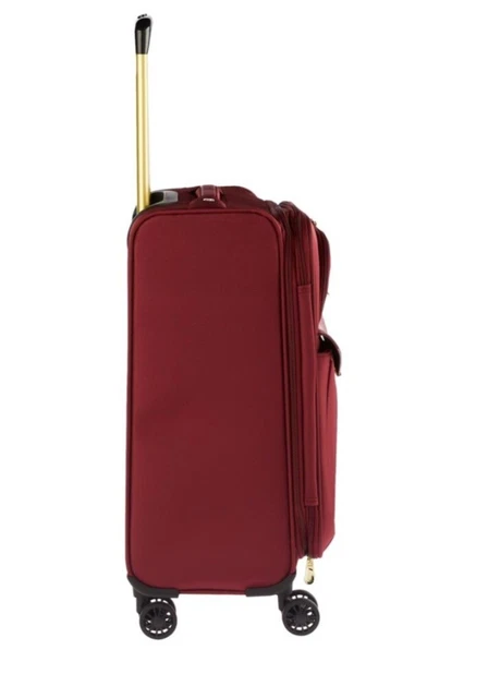 Samantha Brown 4 Piece Luggage Set- 22" Spinner & 3 Packing Cubes-Burgundy-NWT 3