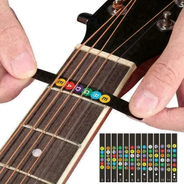 Guitar Scale Name Stickers Electric Guitar Beginner Q5Y4 Accessories 2