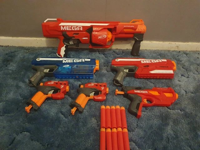 ナーフ メガロトフューリー NERF MEGA 6 GUN BUNDLE Rotofury 2x