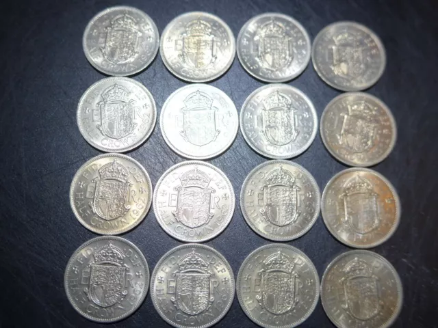 Bulk Lot of 1962 Halfcrowns, Mint Uncirculated 48 coins