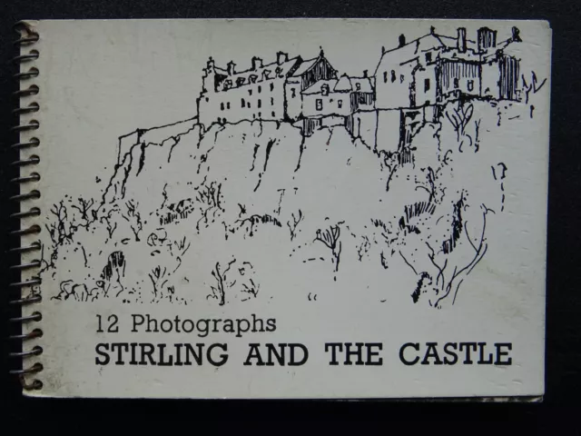 Scotland 12 x STIRLING AND THE CASTLE c1950s RP Photocard Booklet by Valentine