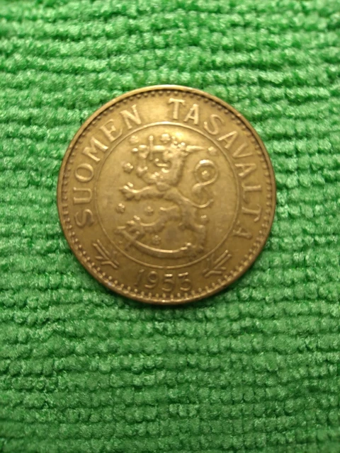 FINLAND 1953 50 Markkaa Error Multiple Strike Doubling on Obverse and Reverse