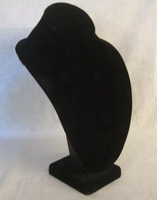 Store Display Fixtures MID-SIZE NECKLACE BUST JEWELRY DISPLAY 12" Tall x 7.5" W
