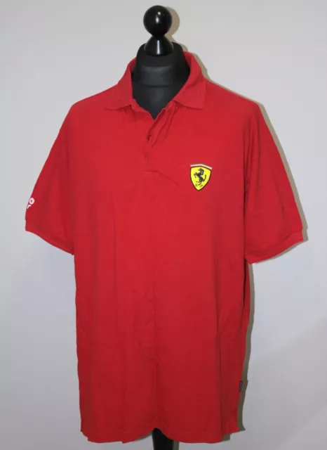 Vintage 90's Ferrari Formula 1 F1 team polo shirt Size XXL