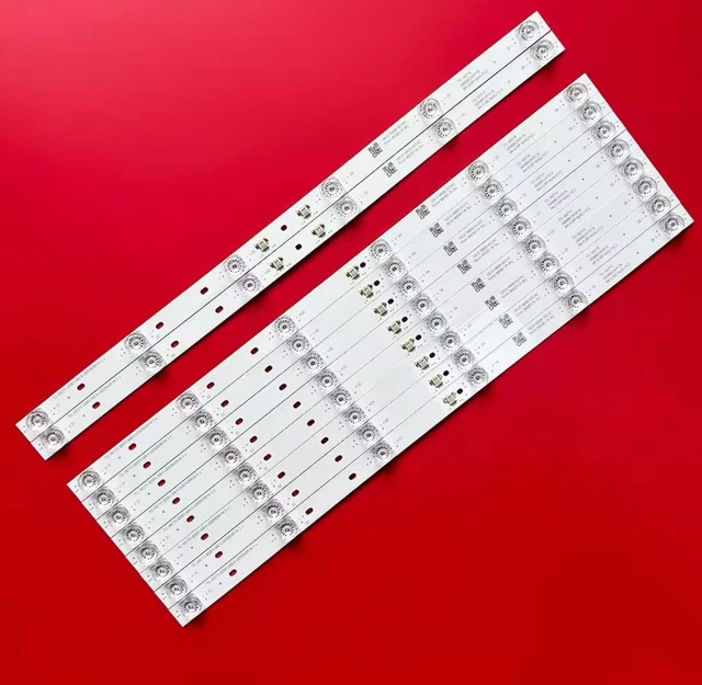 10 Barrettes LED De Rétroéclairage Pour TV TCL U55S6806 - Neuf D'origine - Remplaçement écran