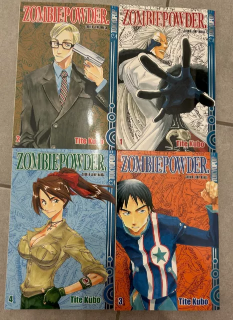 Zombiepowder Manga 1 - 4 Komplett Deutsch, Zeichner von Bleach