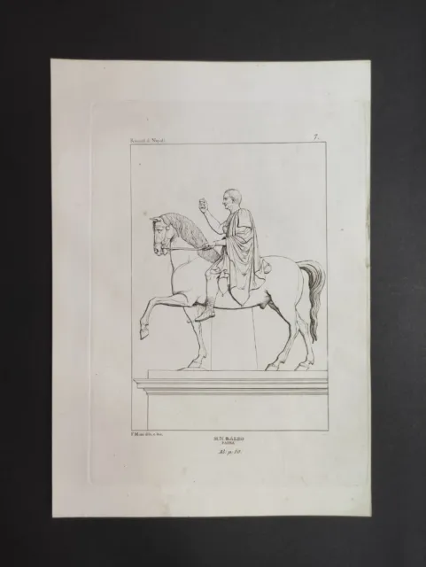 M.N. Balbo Padre, Ricordi di Napoli Martorana, Mori, Stampa 1853