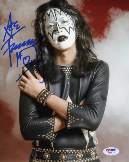 Ace Frehley Kiss 8x10 Photo Hand Signed Autograph PSA/DNA COA