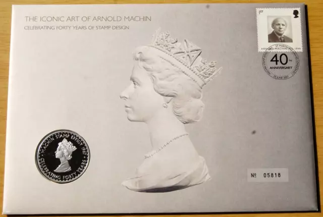 Royal Mail Royal Mint Iconic Art Of Arnold Machin Medal Cover 2007 - FREE UK P&P