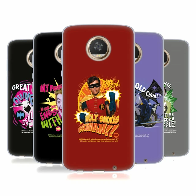 OFFICIAL BATMAN TV Series Character Art Soft Gel Case For Motorola