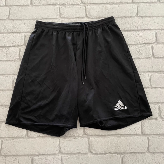 Adidas Shorts Mens Medium M Football Soccer Black Sports Training Adult
