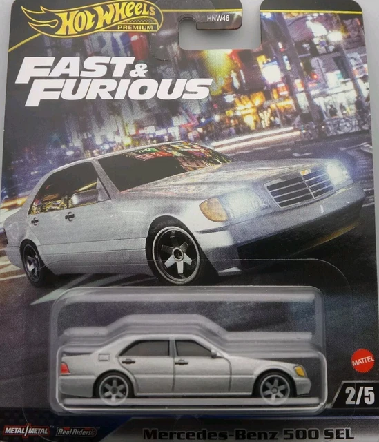 Hot Wheels Premium 2024: Mercedes-Benz 500 SEL – Fast & Furious Tokyo Drift