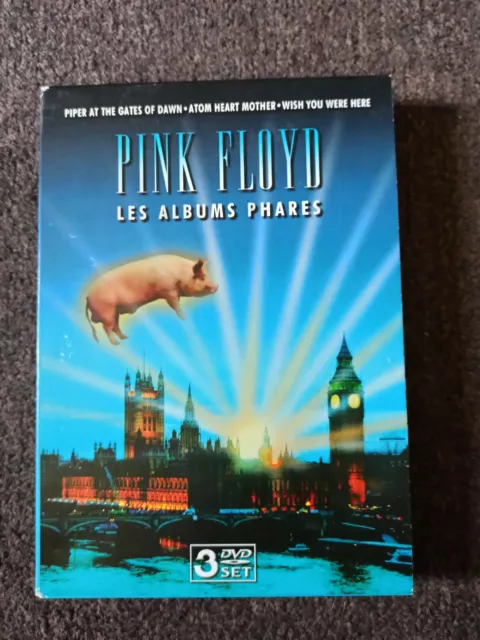 Coffret 3 DVD Pink Floyd les albums phares rock prog années 70