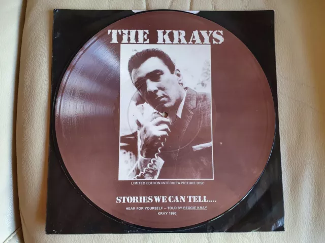 Vintage Reg Kray Vinyl Record The Krays Kray Twins Ron Gangster Picturedisc 12'