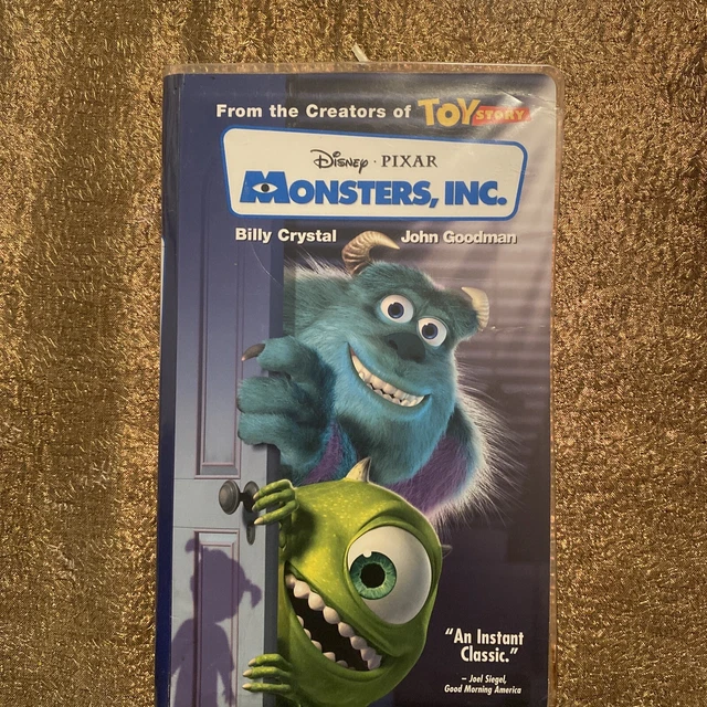 DISNEY - PIXAR Monsters, Inc. 2002 [VHS] Blue Tape Inner Graphics £6.41 ...