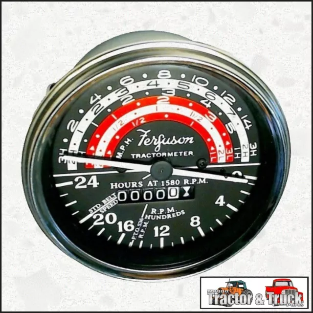 THD5932 Tachometer Tacho Gauge Massey Ferguson MF 65 Tractor with dual scale