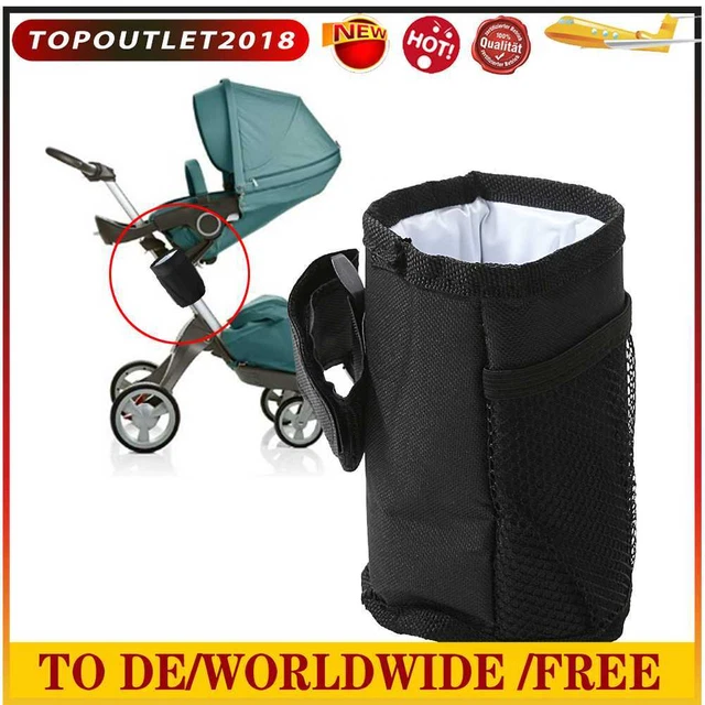 Pram Pushchair cochecito accesorios buggy cup portabotellas organizador impermeable