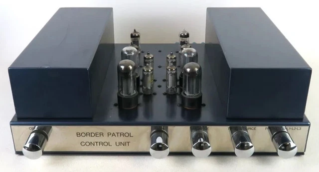 BORDER PATROL CONTROL Unit stereo valve preamplifier with MM phono ...