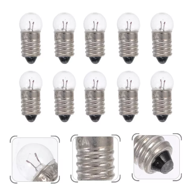 150 Pcs Physics Laboratory Equipment Bulbs Miniature Flashlight Small