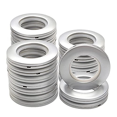 Kinsinder 32 Pieces Anneaux pour Tringle à Rideaux Anneaux d'oeillet de Ridea...