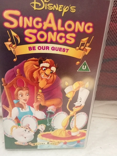 DISNEY SING ALONG Songs Be Our Guest Volume 8 VHS Video £7.73 - PicClick UK