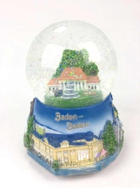 Snow Ball XL Game Clock Baden Snowglobe, 15 CM, Souvenir Germany