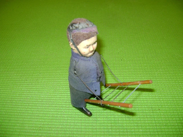 Jouet Mécanique Ancien Pinocchio - Les Jouets Création, Années 40, Fabrication Française