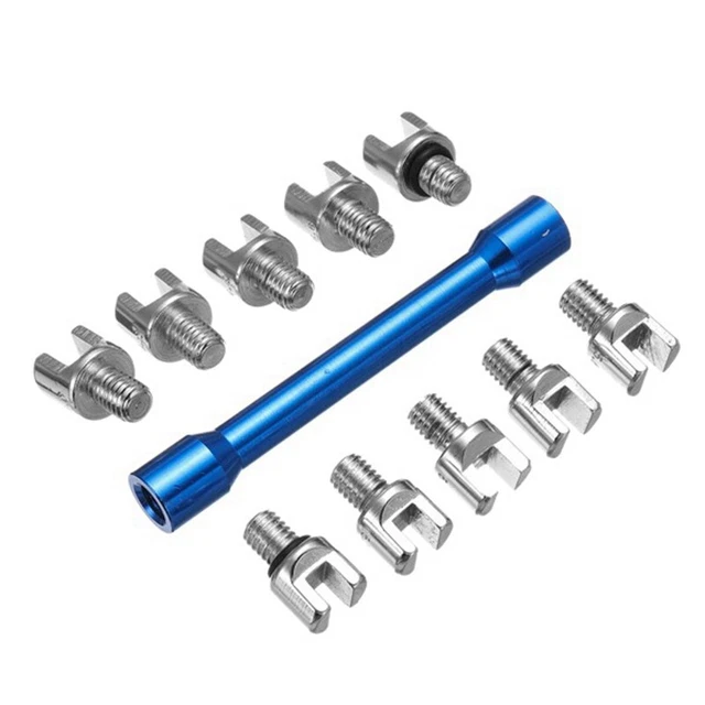 1 set chiavi a raggi moto e 10 pezzi punte temprate 5. L2X4