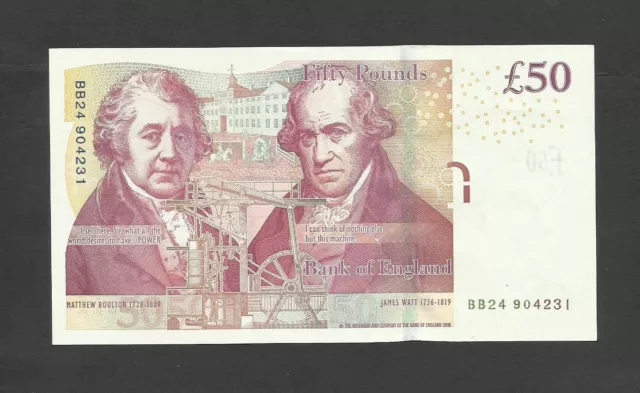 Cleland  £50   Last Series   B413    Bank Of England