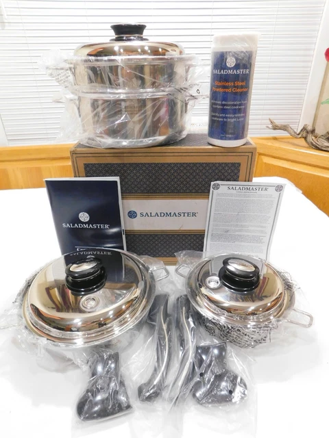 SALADMASTER 11” Deep Dish Skillet 316Ti Titanium Stainless Newest Model SALADMASTER 11” Deep Dish Skillet 316Ti Titanium Stainless Newest Model