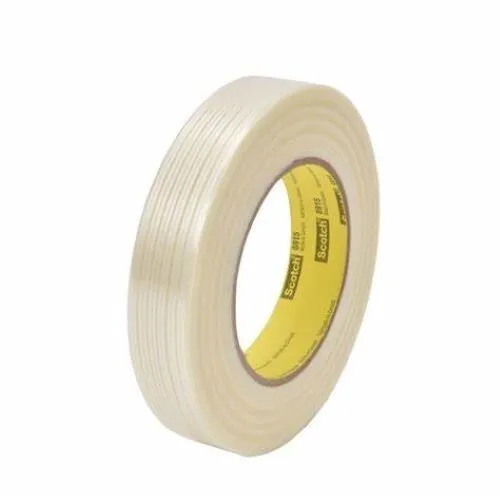 3M Scotch Filament Tape 8915, 18mm x 55m, White