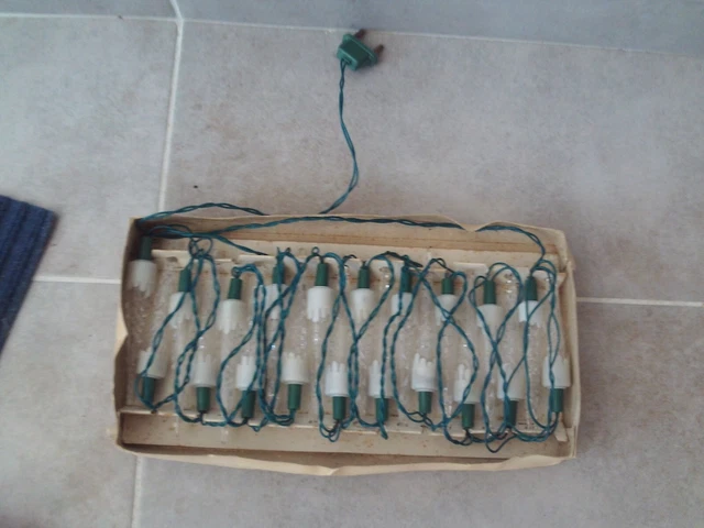 ANCIENNE GUIRLANDE OSRAM Bougies A Pinces EUR 10,00 - FR