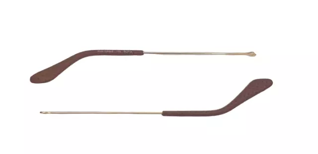 Shafts Spare Part RAY BAN Gold Terminals Dark Brown Perforated
