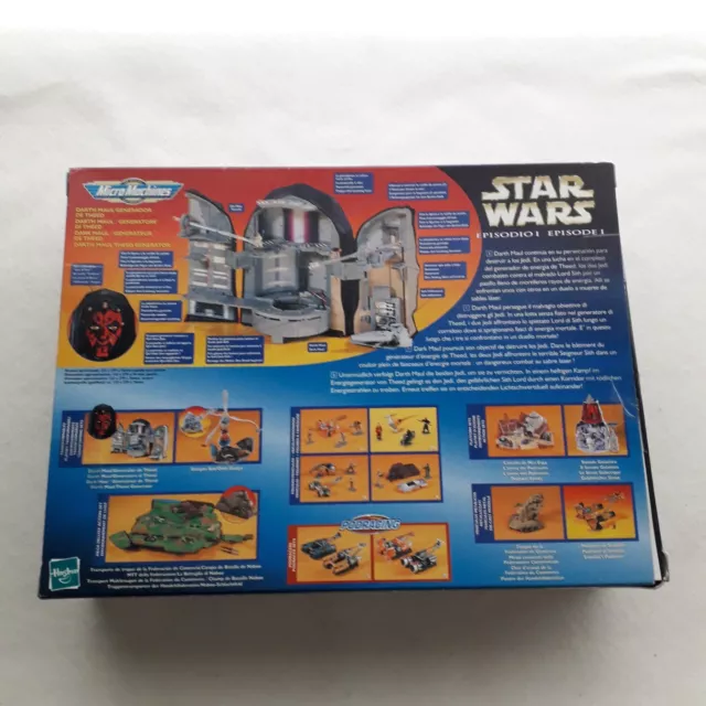 Hasbro Star Wars Episode 1 Micro Machines Set - Darth Maul / Theed Generator 2