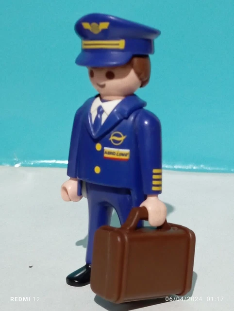 Playmobil Avion Jet Privé Avec Pilote - Occasion TB