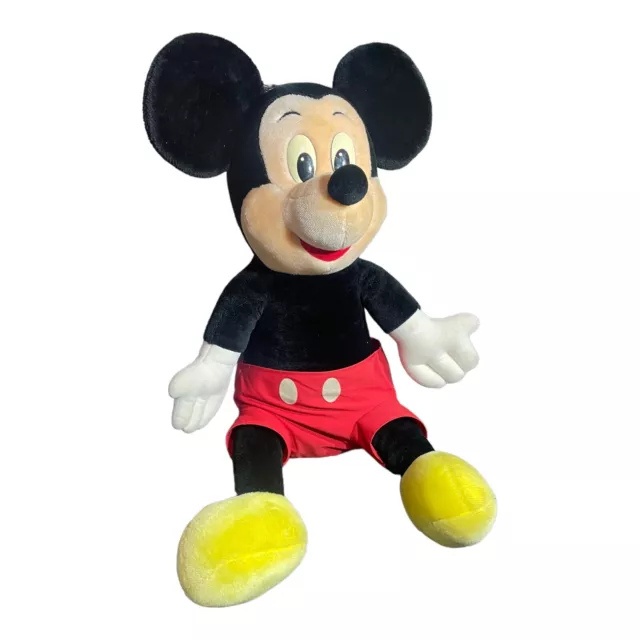 Vintage Walt Disney World Disneyland Mickey Mouse Soft Plush Extra Large 76cm