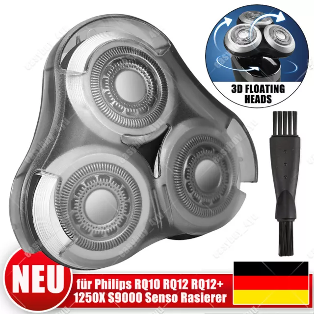 Scherkopf Ersatz Messer Rasierapparat für Philips RQ10 RQ12 RQ12+ S9000 Rasierer