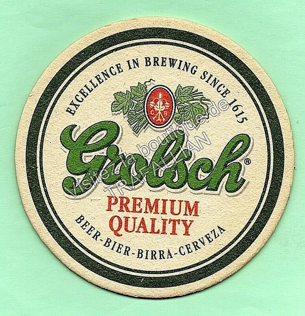 sous-bock  GROLSCH PREMIUM QUALITY  (envoi monde gratuit) sb1077