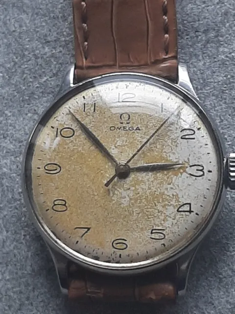 OMEGA MANUALE ANNI 40. Calibro 30T2 Secondi Centrali. Cassa calatrava originale