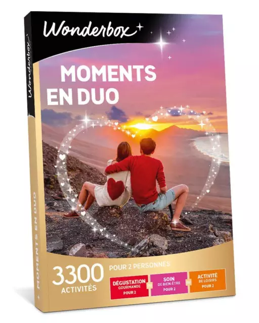 Wonderbox - Coffret cadeau - MOMENTS EN DUO – idée cadeau- 3300 activités à p...