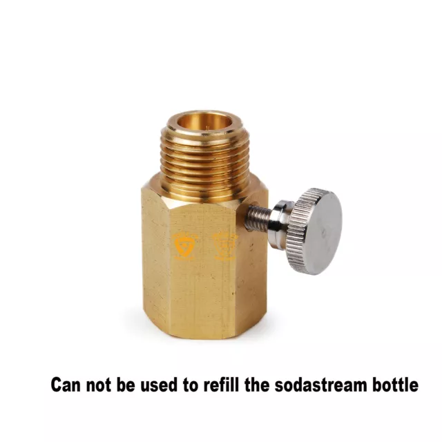 Deluxe Sodastream Cylinder Adapter with PIN Adjustment Home Brew  FP