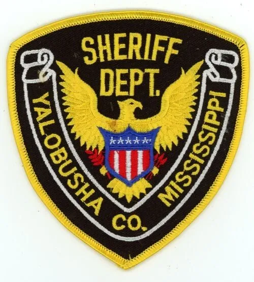 Mississippi Ms Yalobusha County Sheriff Old Vintage Nice Shoulder Patch Police