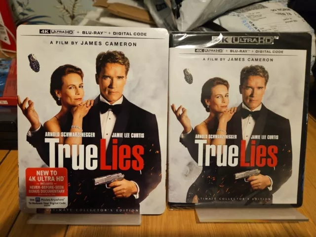 TRUE LIES (4K ULTRA HD) Us Import Region free.) W/Slipcover New & Sealed