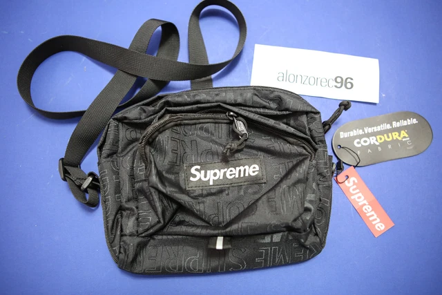 Supreme Backpack and Shoulder Bag Duo Black Pre-Owned (SS19)