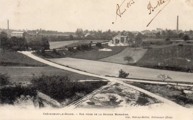 CPA Crevecoeur-Le-Grand- Vue prise de la grande Marnière