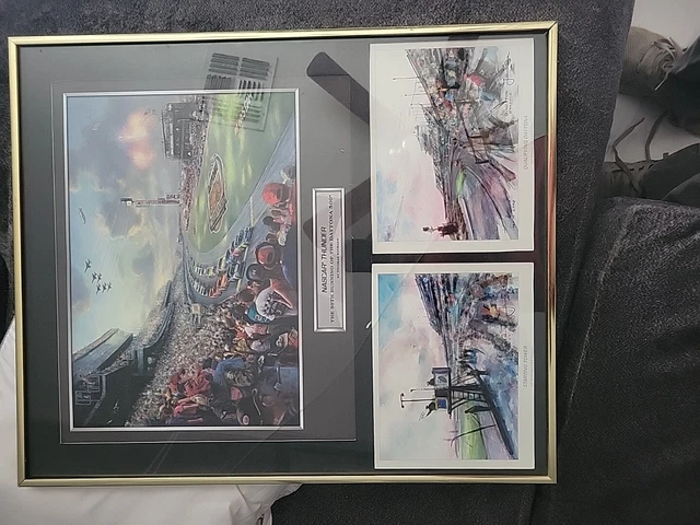 Thomas Kinkade - NASCAR THUNDER w/Original Sketch, 18x27 SN Limited Edition