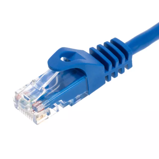 CAT6e/CAT6 Ethernet LAN Network RJ45 Patch Cable Blue 25FT - 200FT Multipack LOT 3