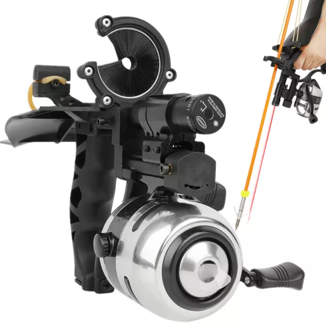 Powerful Bow Fishing Kit Sling Catapult Bowfishing Hunting Darts Reel  Archery 