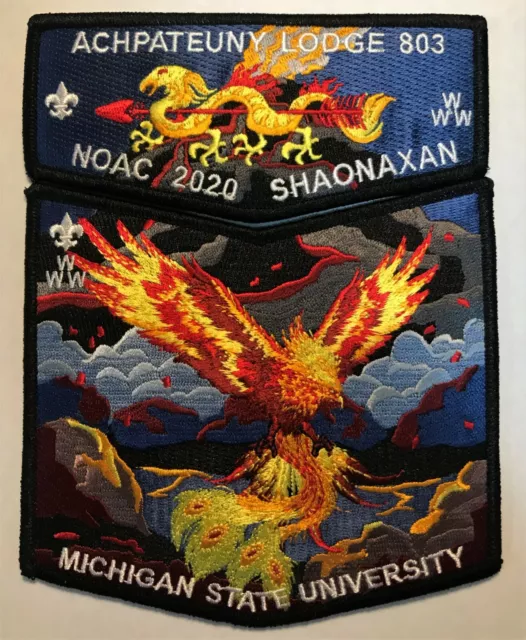 Achpateuny Oa Lodge 803 498 Bsa Far East Phoenix Shaonaxan 2020 Noac 2-Patch