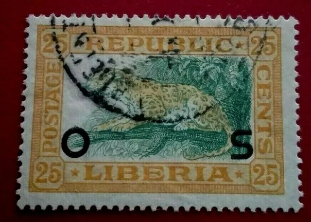 Liberia:1920 Not Issued Stamps Overprinted 25 C. Collectible Stamp.